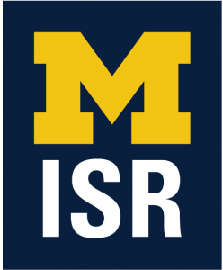U-M ISR Logo on blue field